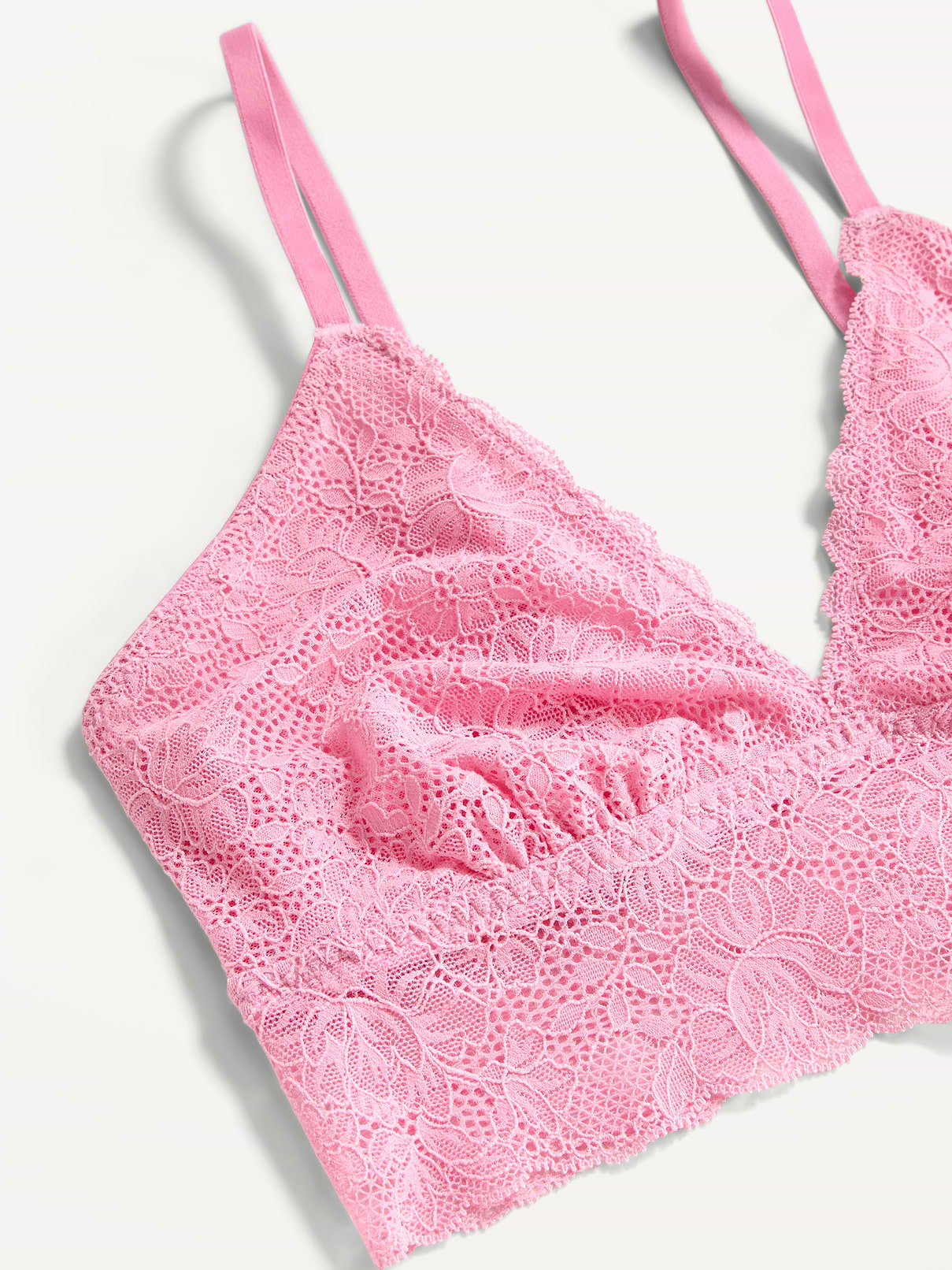 Image number 3 showing, Lace Longline Bralette
