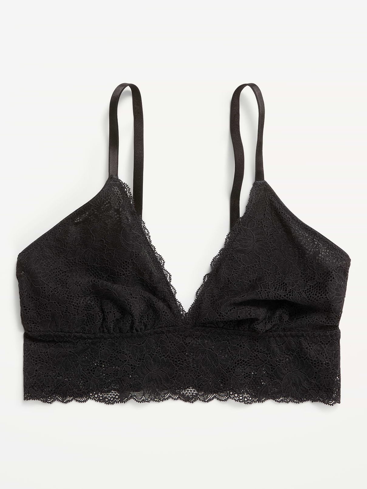 Image number 4 showing, Lace Longline Bralette