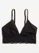 Image number 4 showing, Lace Longline Bralette