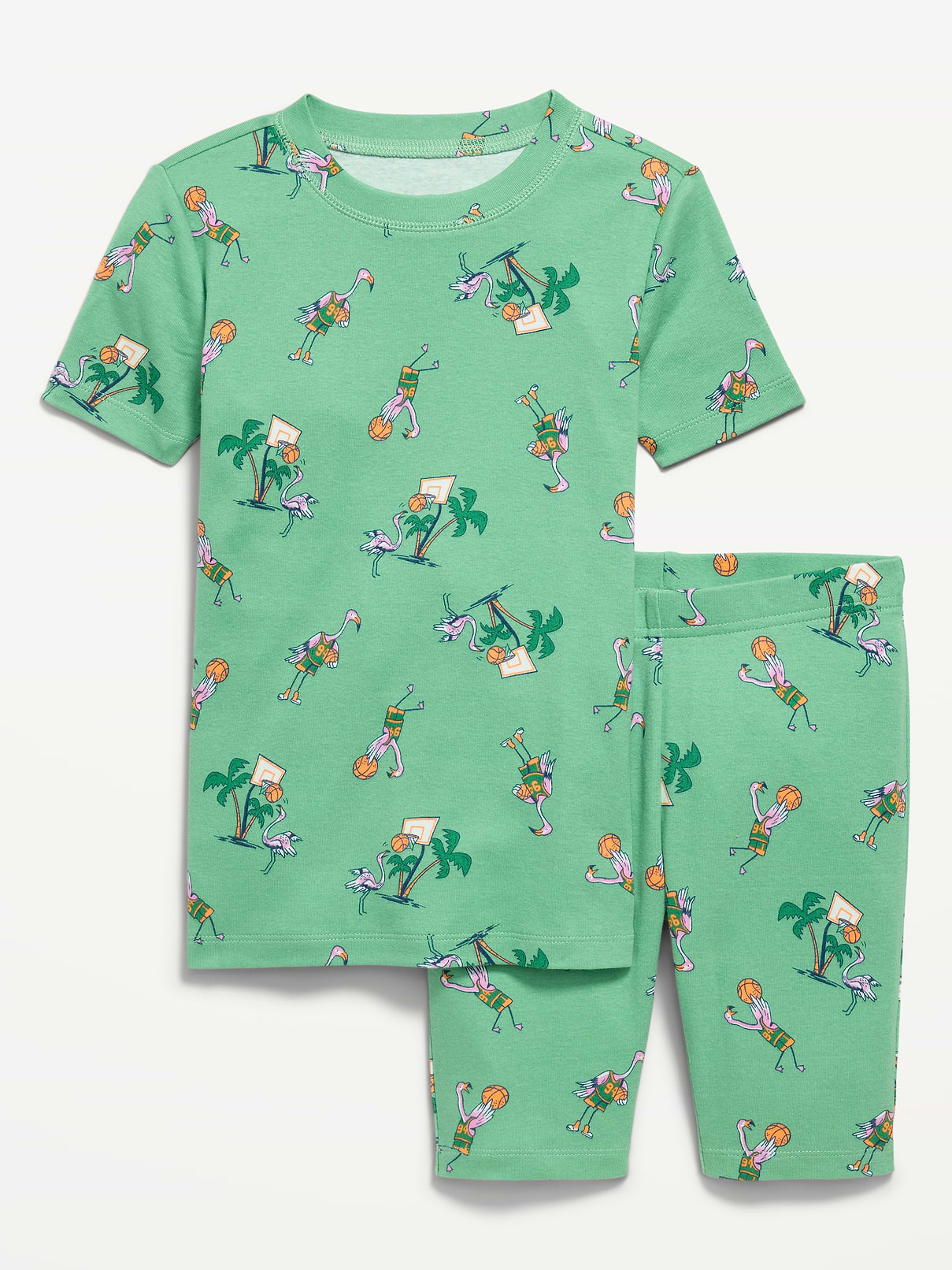 L'image numéro 1 présente Pyjama ajusté à imprimé unisexe pour enfant