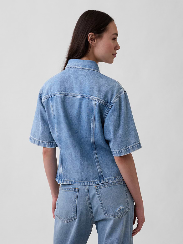 UltraSoft Denim Pocket Shirt