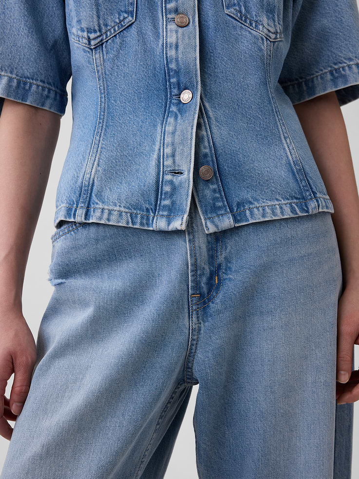 Image number 4 showing, UltraSoft Denim Pocket Shirt