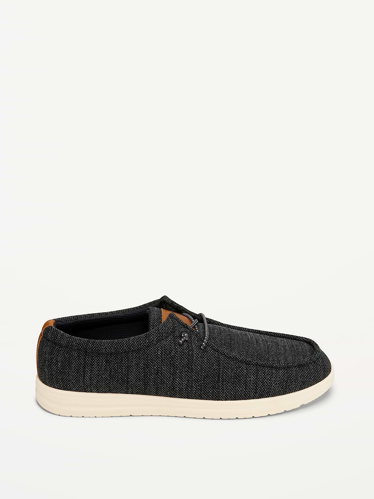 Image 3 of 4, Knit Deck Loafers for Men