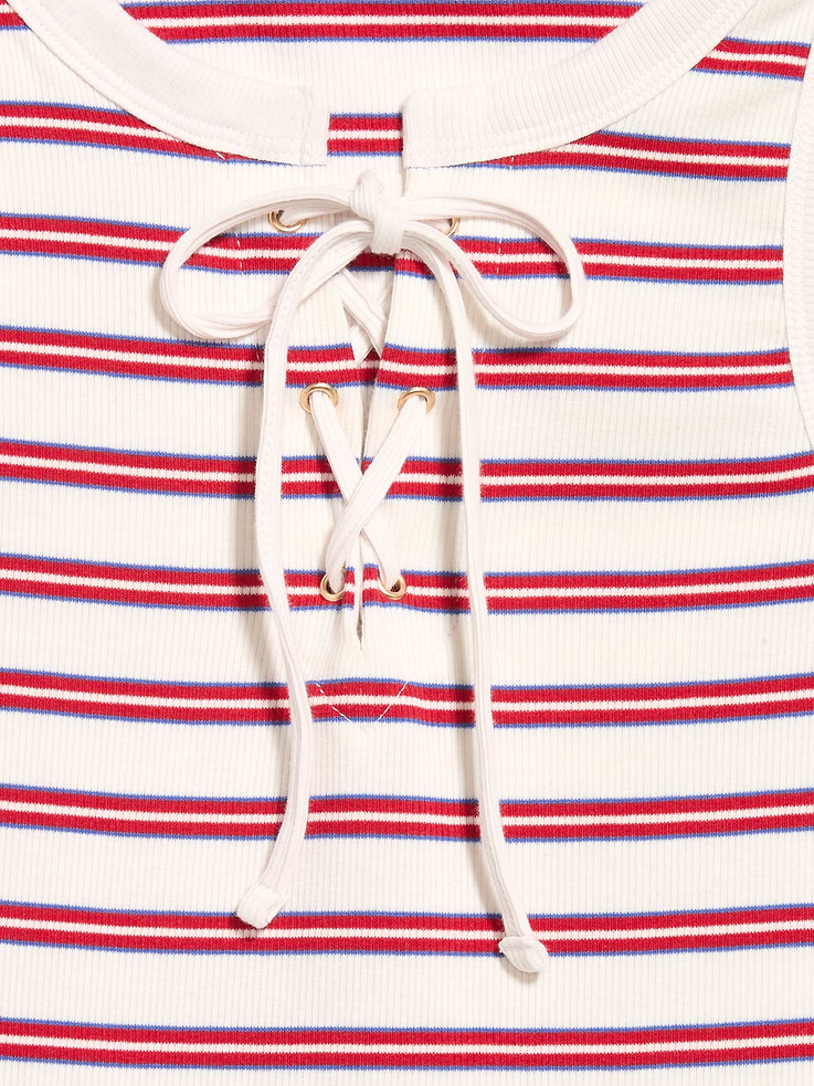 Image number 4 showing, Lace-Up Tank Top