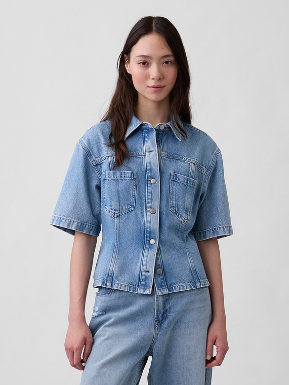 UltraSoft Denim Pocket Shirt
