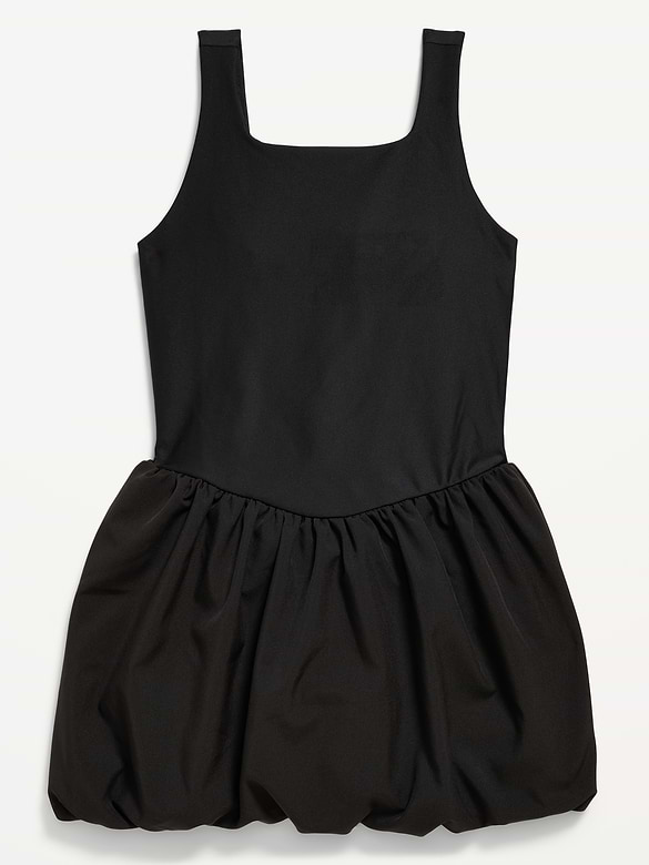 PowerSoft Sleeveless Bubble Athletic Dress for Girls