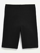 Image number 2 showing, Printed Long Jersey Biker Shorts for Girls