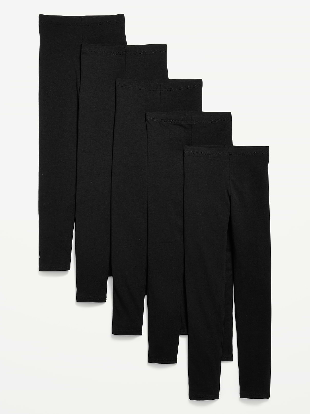 Image number 1 showing, Leggings 5-Pack for Girls
