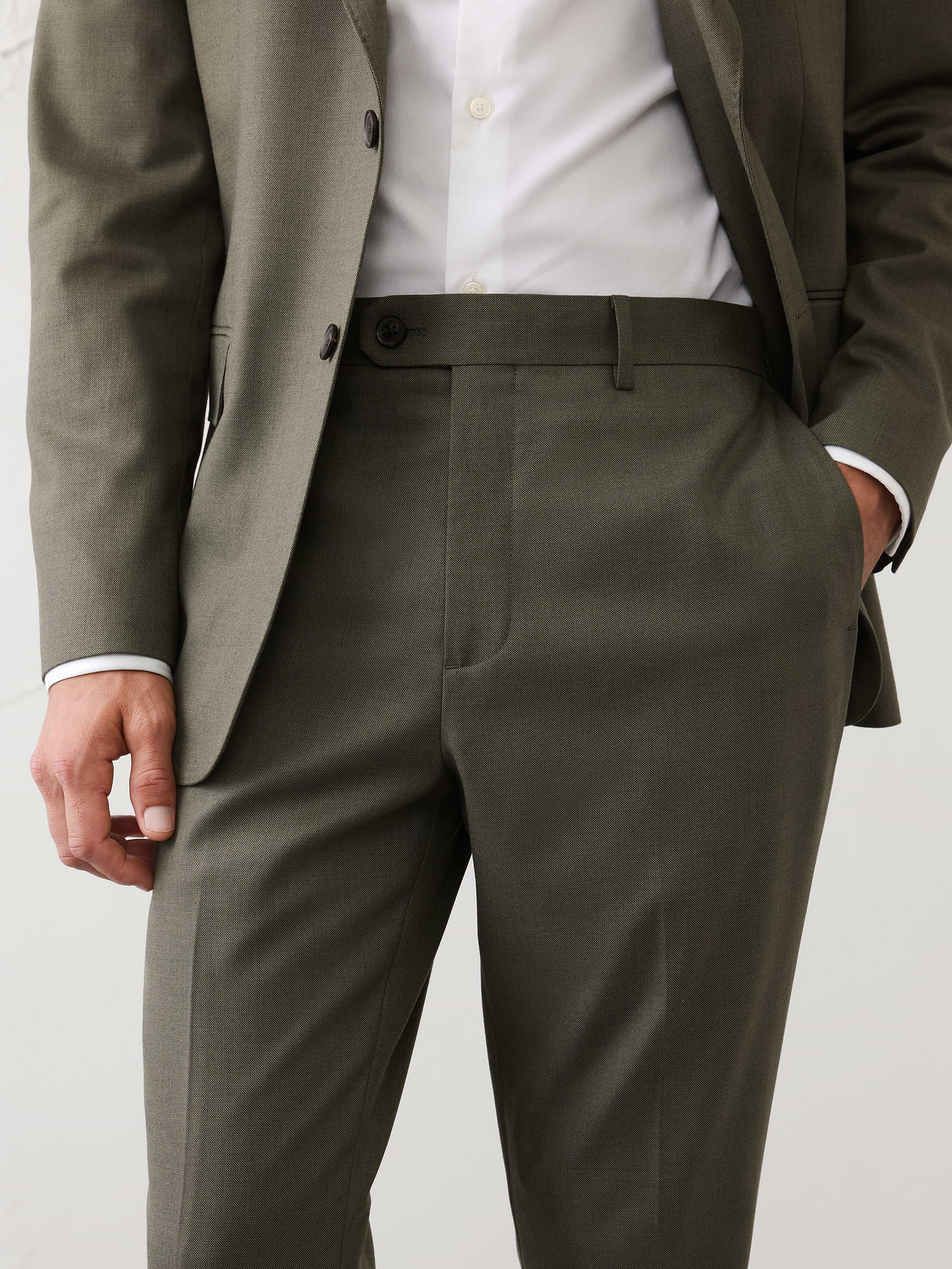 Image number 3 showing, Sharkskin Suit Trouser