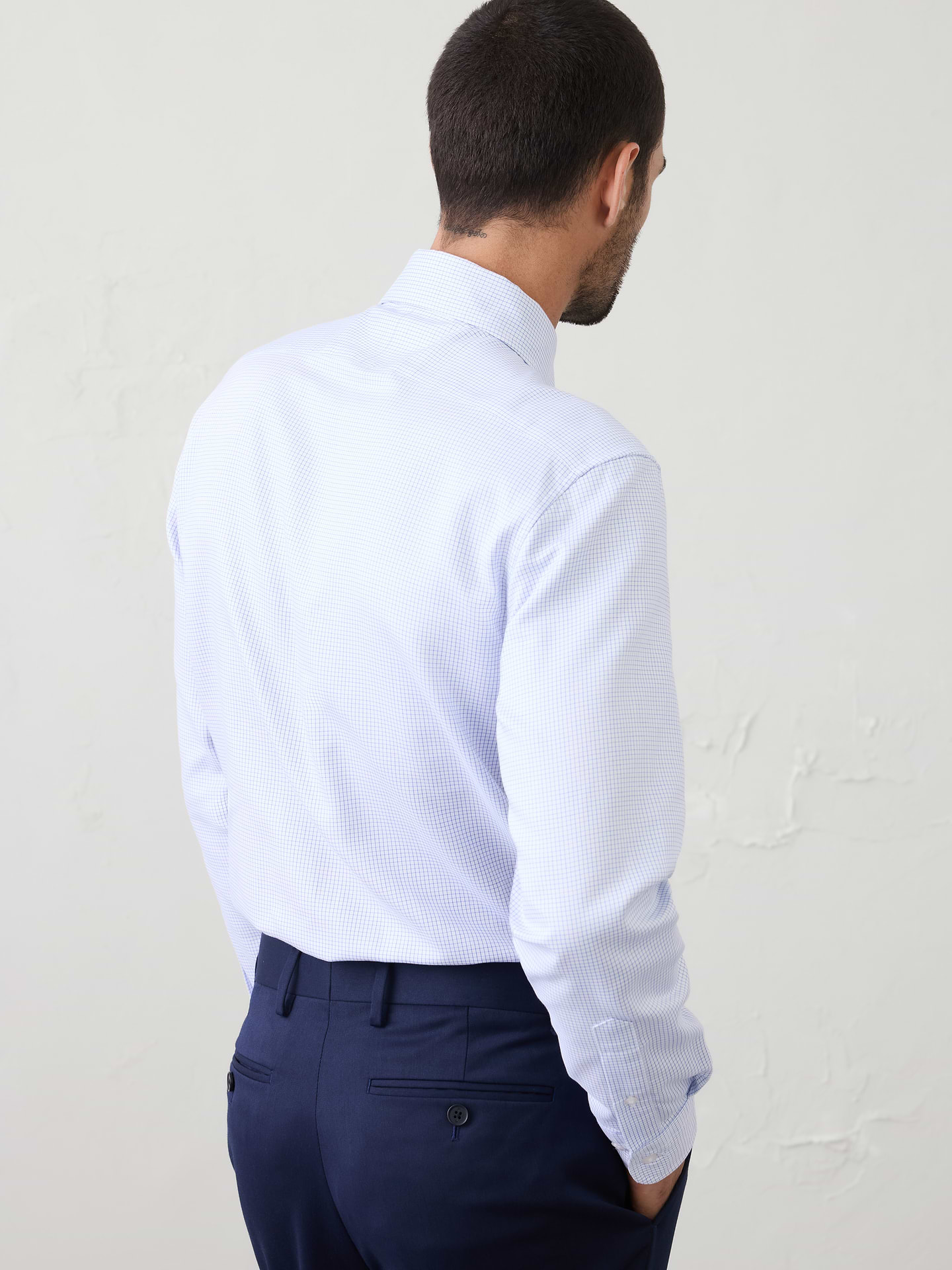 Image number 5 showing, Slim-Fit Dobby Dress Shirt