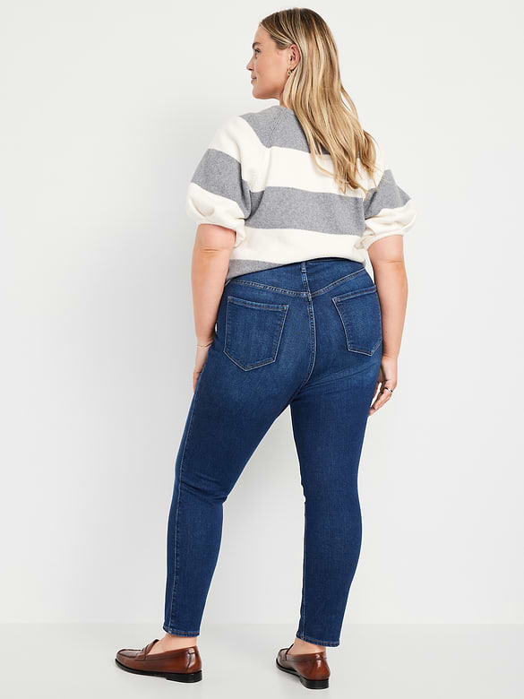 Extra High-Waisted Rockstar 360° Stretch Super-Skinny Jeans