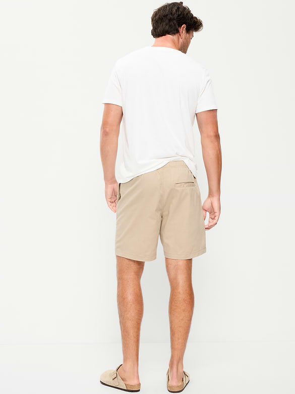 Twill Jogger Shorts -- 7-inch inseam