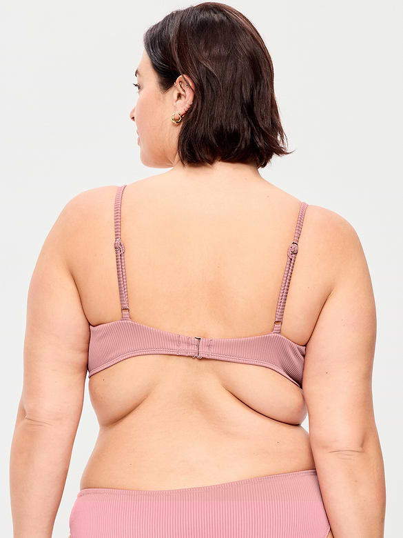 Ribbed Bra Bikini Swim Top