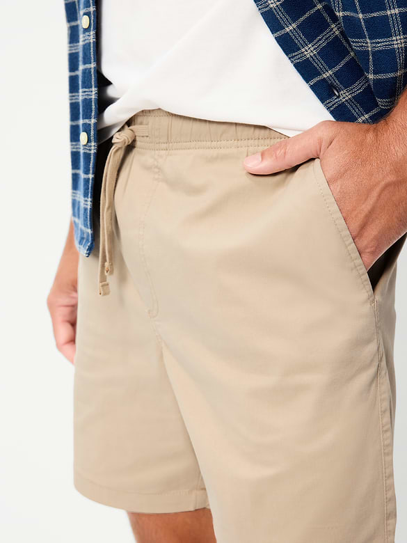 Twill Jogger Shorts -- 7-inch inseam
