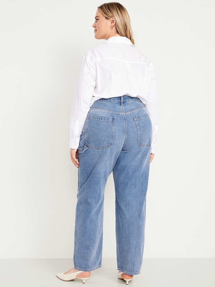 Image number 6 showing, High-Waisted OG Loose Rigid Jeans