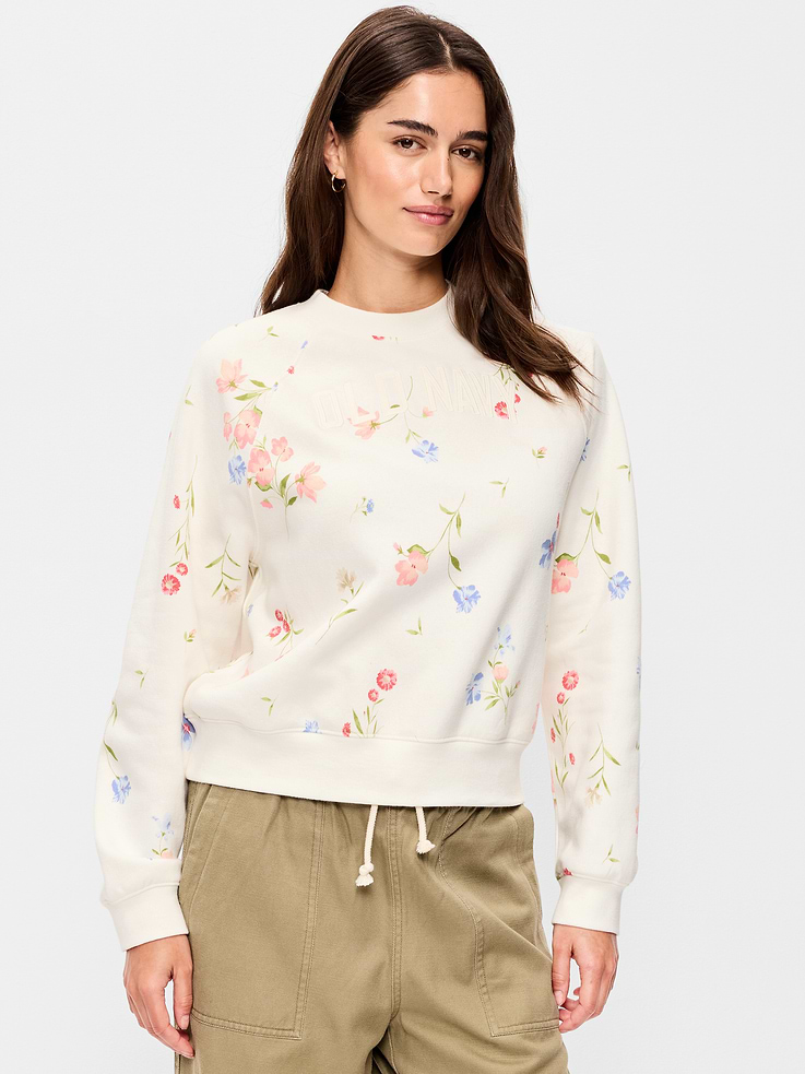 Image number 1 showing, Vintage Crew-Neck Logo-Graphic Sweatshirt