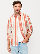 Image number 1 showing, Classic Fit Everyday Striped Poplin Shirt