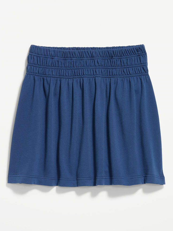 Image number 5 showing, SoSoft Terry Smocked-Waist Mini Skirt