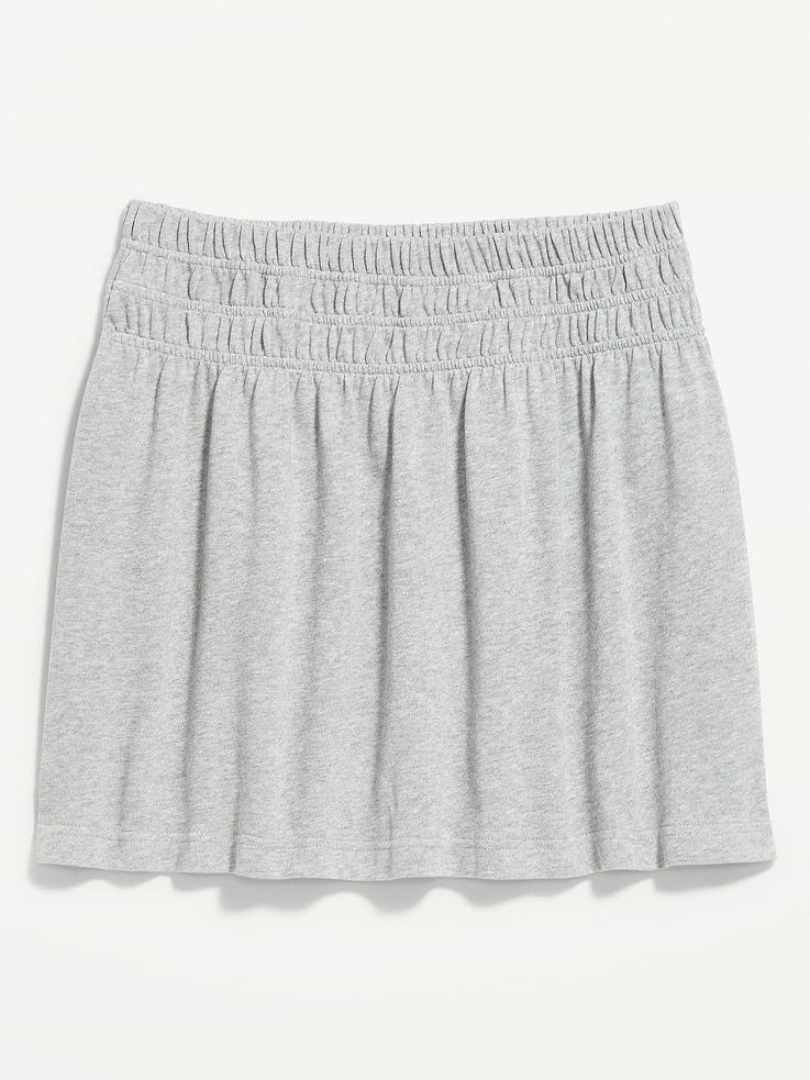 Image number 5 showing, SoSoft Terry Smocked-Waist Mini Skirt