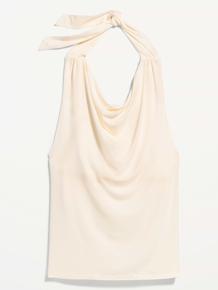 Image number 5 showing, Cowl-Neck Halter Top