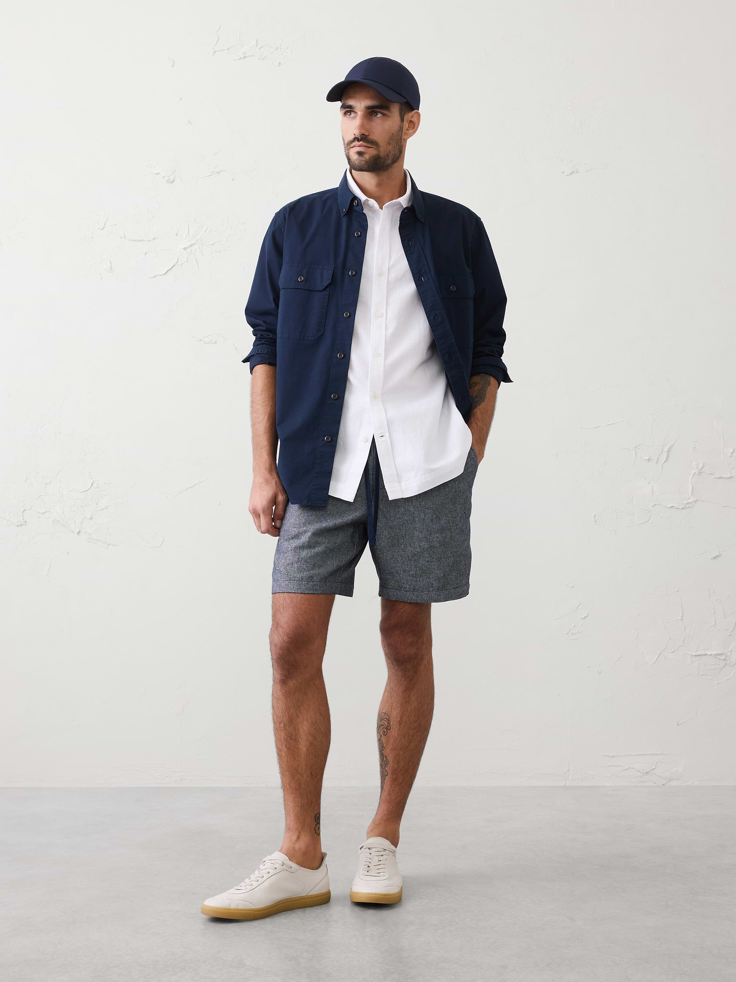 Image number 5 showing, Standard-Fit Linen-Blend Shirt
