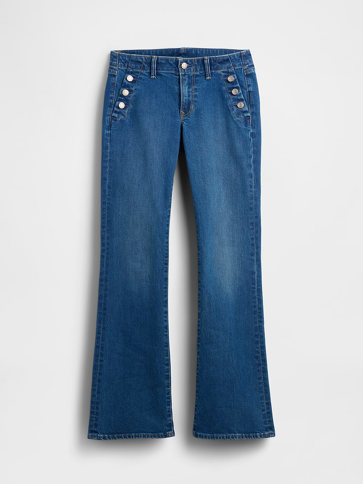 Image number 7 showing, Low Rise Long & Lean Sailor Jeans