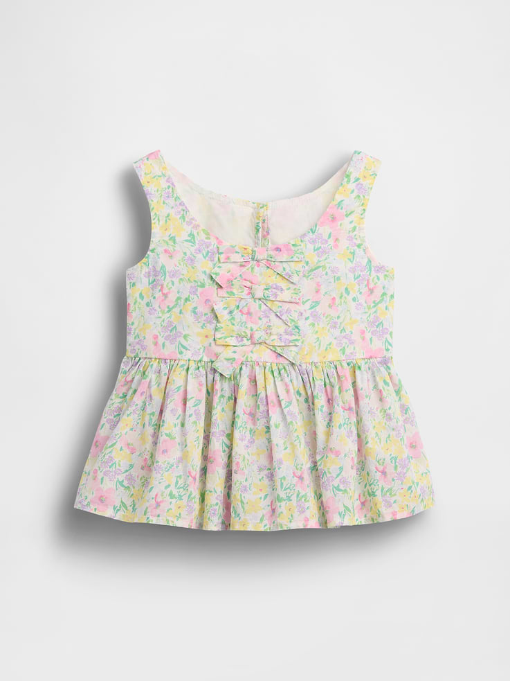 Image number 2 showing, Baby & Toddler Peplum Bow Tank Top