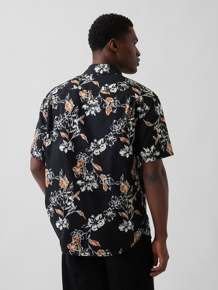 Image number 3 showing, Textured Linen-Cotton Shirt