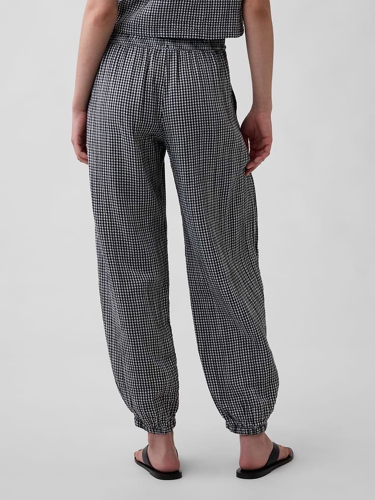 Image number 4 showing, Cotton Gauze Easy Joggers