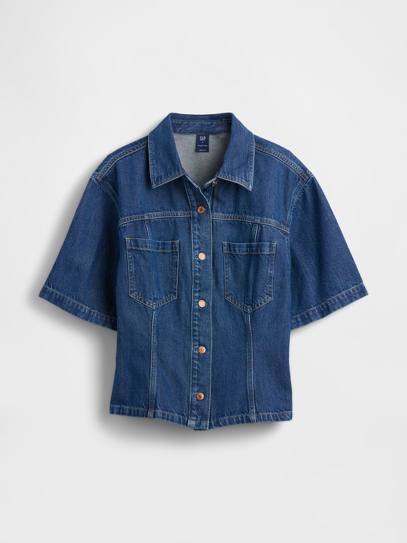 UltraSoft Denim Pocket Shirt