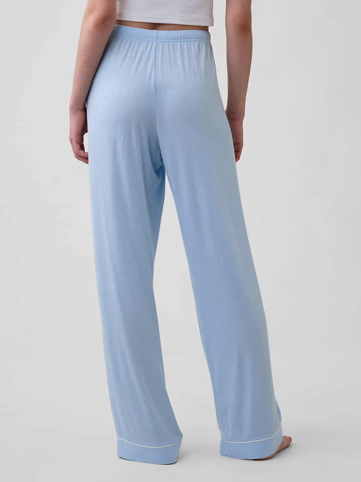 Image number 4 showing, SoftMade Modal PJ Pants