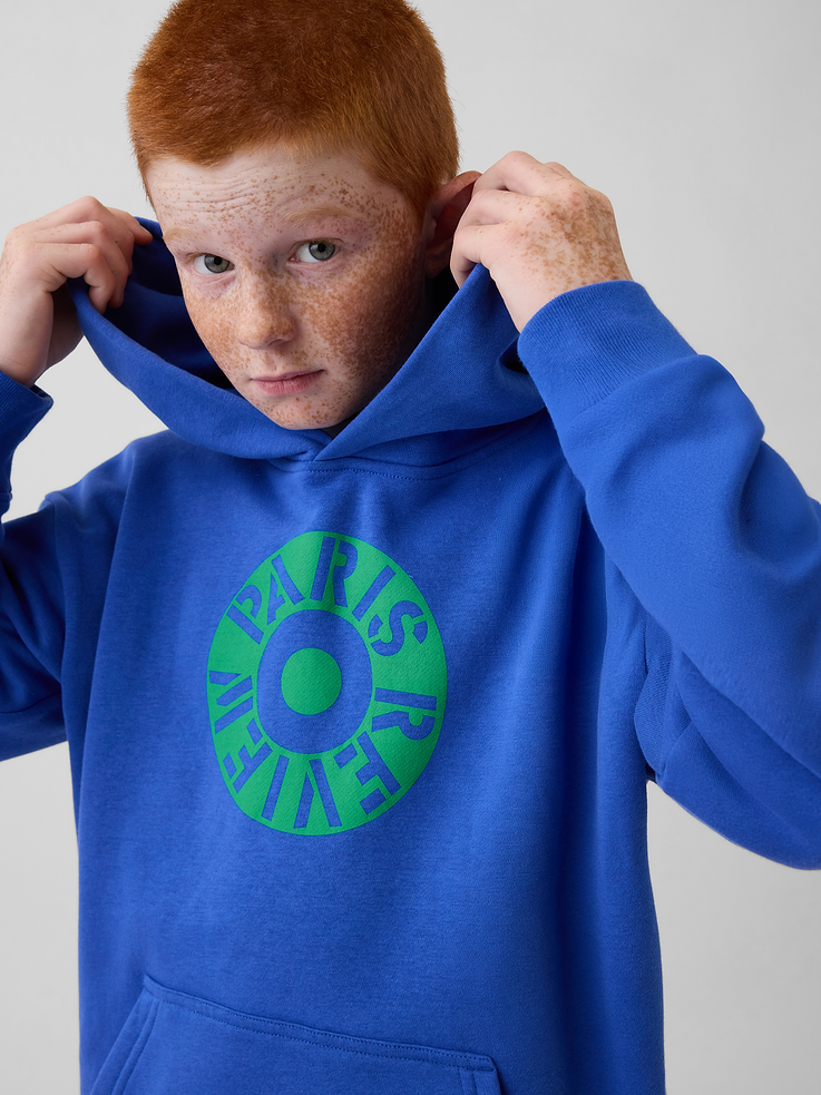 Image number 3 showing, Kids Robert Indiana VintageSoft Hoodie