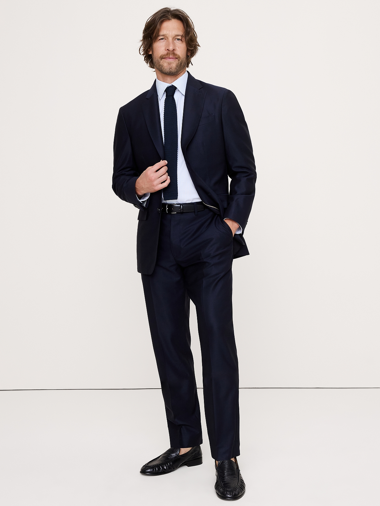 Signature Italian Hopsack Suit Pant | Banana Republic