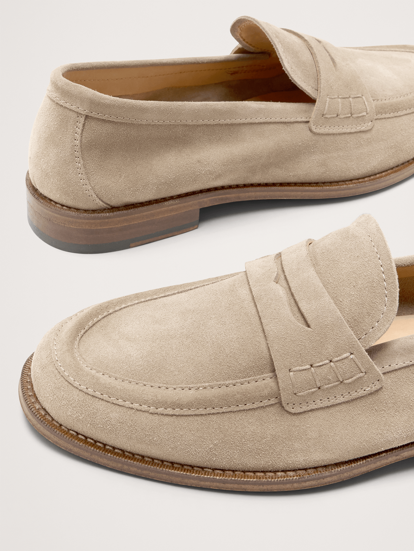 Image number 6 showing, Italian Suede Penny Loafer