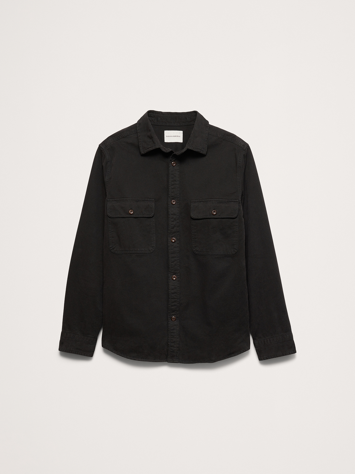 Cotton Twill Overshirt | Banana Republic