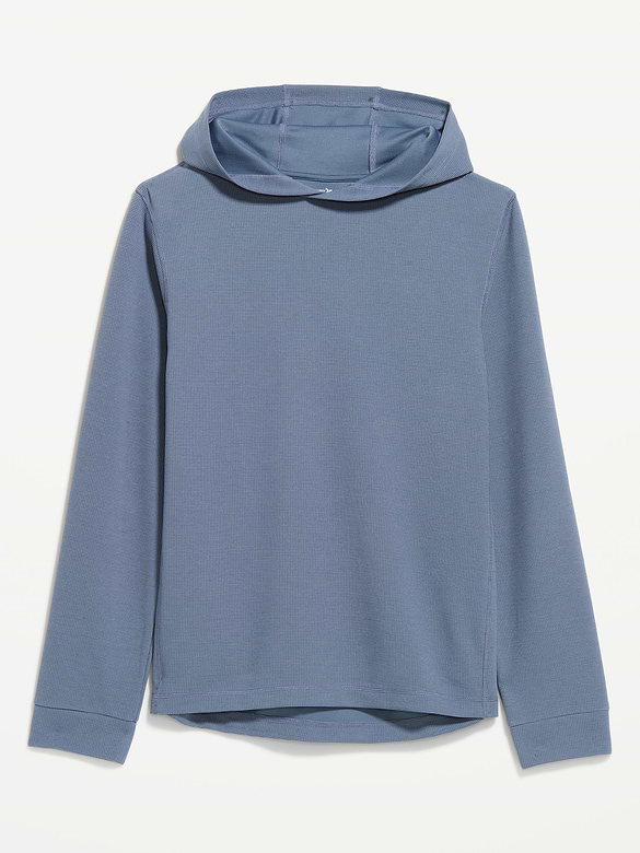 Recharge Knit Waffle Pullover Hoodie