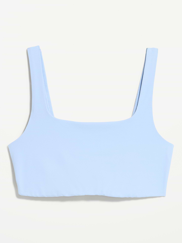 Image number 4 showing, Light Support StudioSmooth Square-Neck Sports Bra