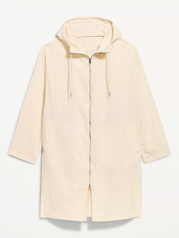 Lightweight Loose-Fit Hooded Jacket