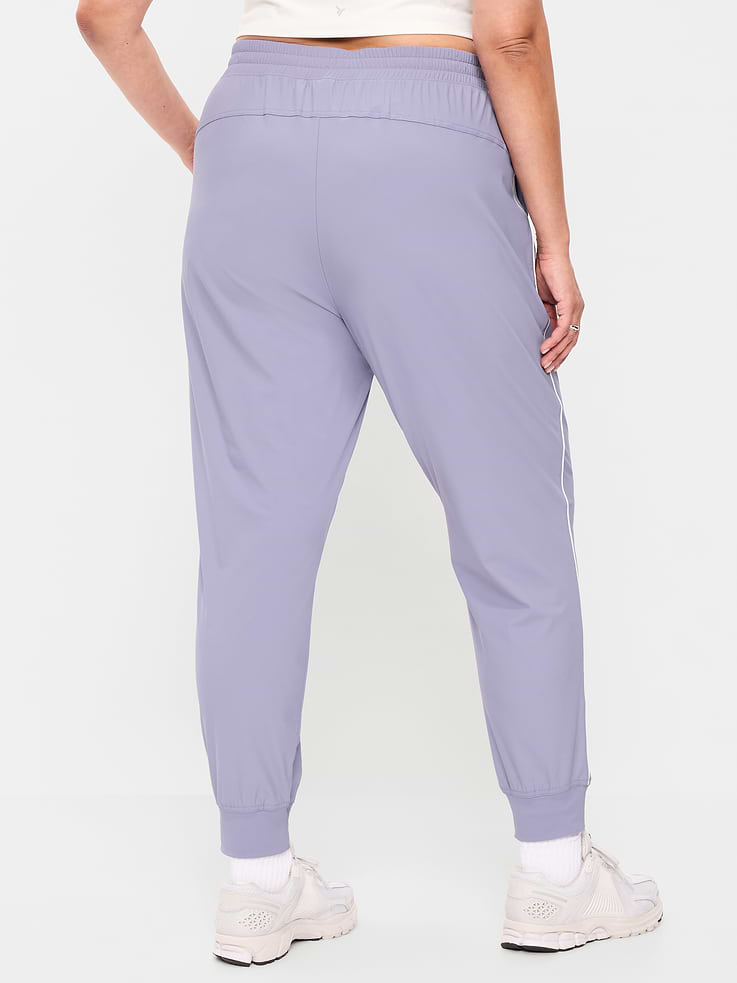 Image number 8 showing, High-Waisted Side-Striped SleekTech Jogger