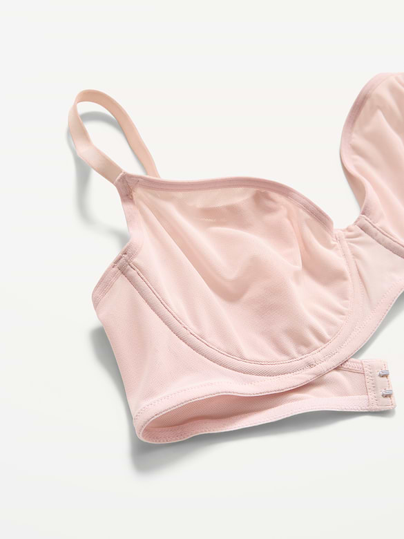 Mesh Balconette Bra