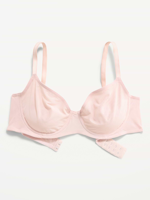 Mesh Balconette Bra
