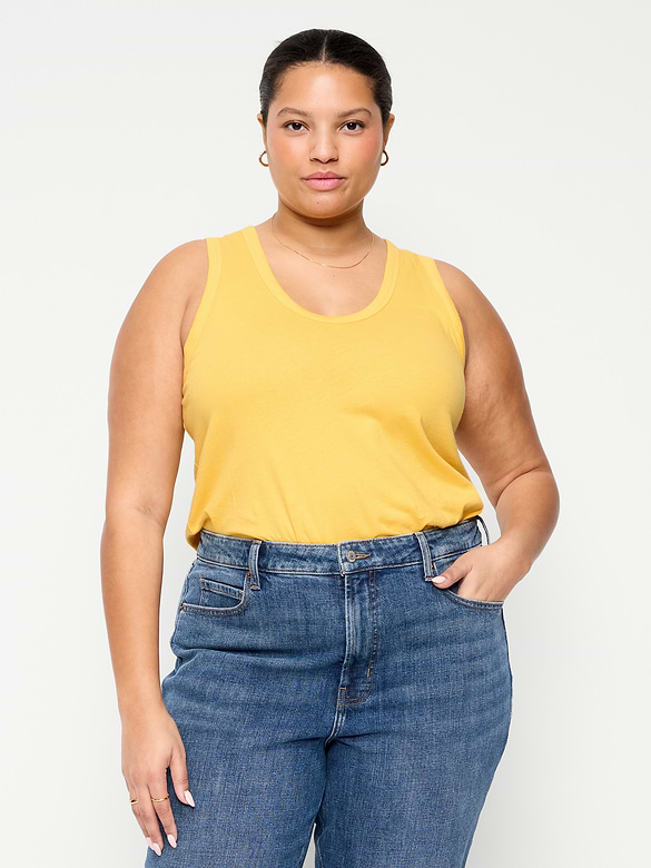 Camisole décontractée à encolure dégagée
