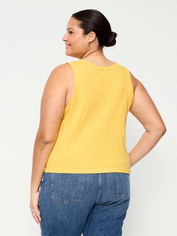 Camisole décontractée à encolure dégagée