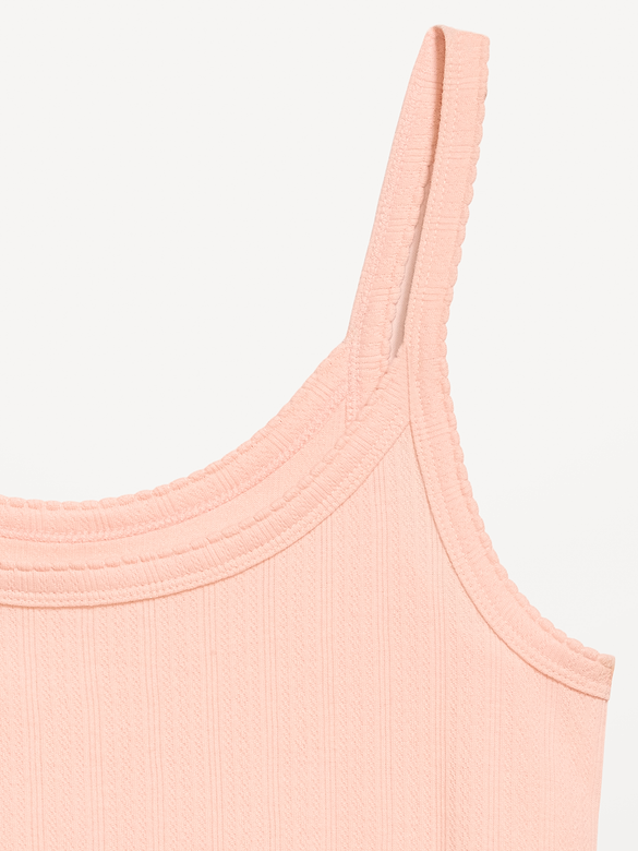Camisole en tricot pointelle