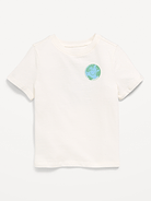 Image number 1 showing, Short-Sleeve Unisex Graphic T-Shirt for Toddler
