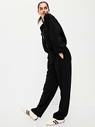 Image number 3 showing, Bounce Fleece Bubble-Hem Hoodie Sweatshirt