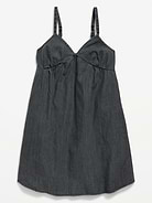 Image number 1 showing, Sleeveless Swing Jean Dress for Girls