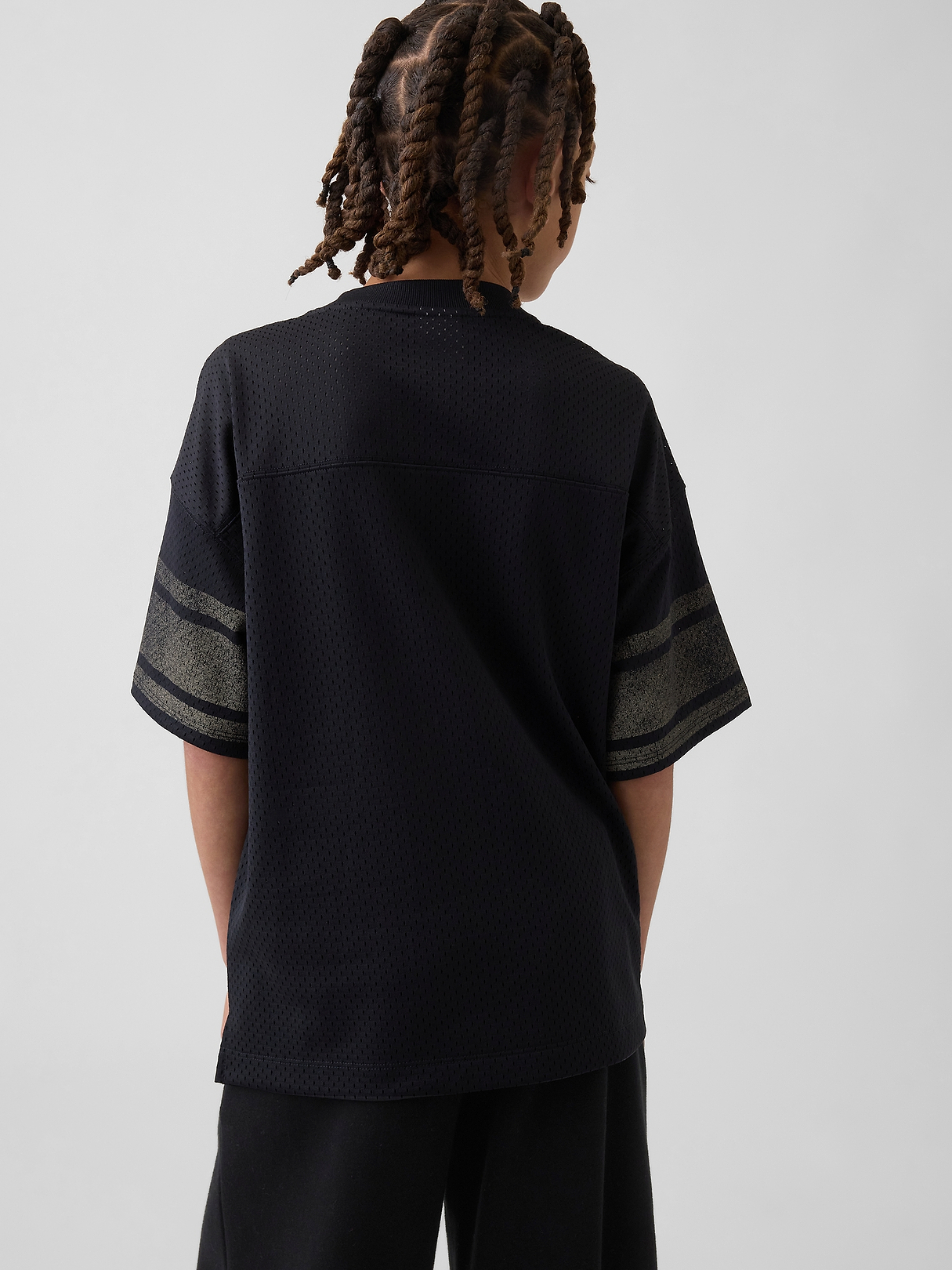 Kids Mesh Oversized Graphic Jersey T-Shirt | Gap