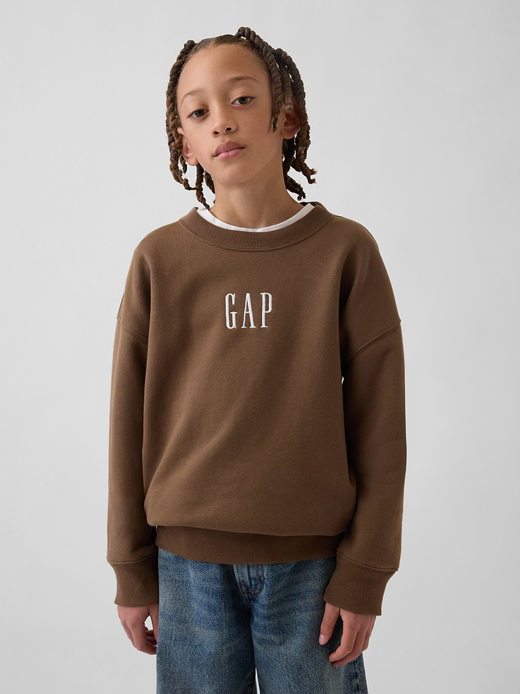 Image number 1 showing, Kids VintageSoft Relaxed Logo Sweatshirt