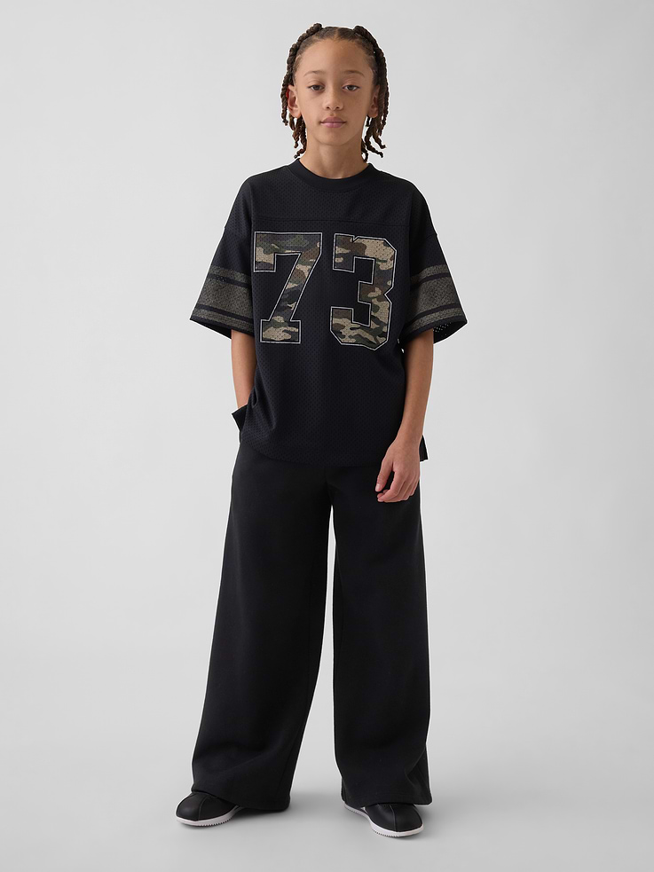 Image 4 de 5, T-shirt surdimensionné en maille de jersey à imprimé pour Enfant